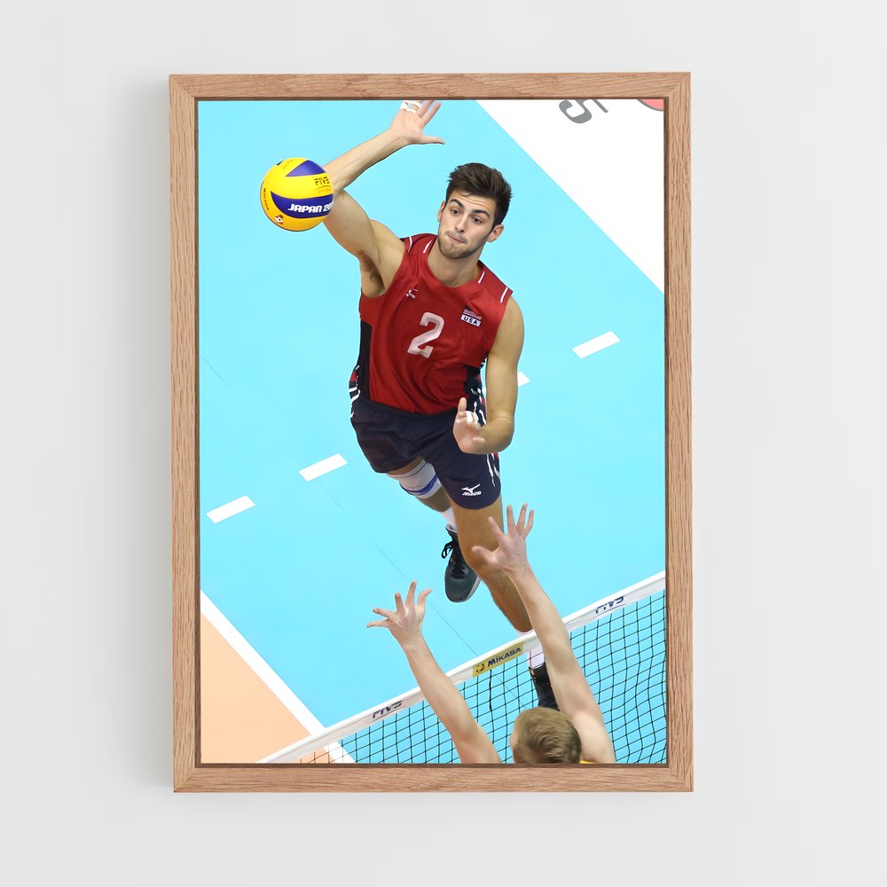 Poster Volée Épique – affiche Volleyball (vue 4)